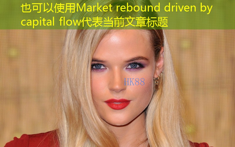 Market rebound driven by capital flow